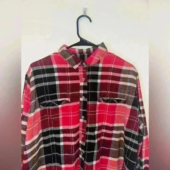 Urban Outfitters BDG Boyfriend Red Flannel - Picture 4 of 4